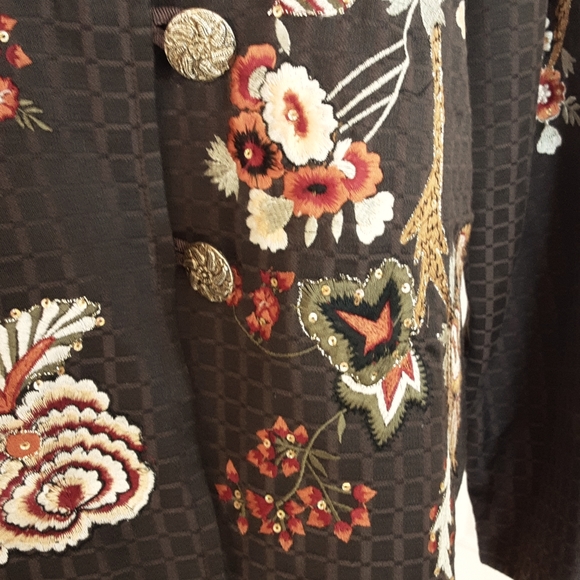 Draper's and Damon's Brown Embroidered Jacket - Picture 3 of 8